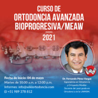 Curso de Ortodoncia Avanzada Bioprogresiva/MEAW 2021
